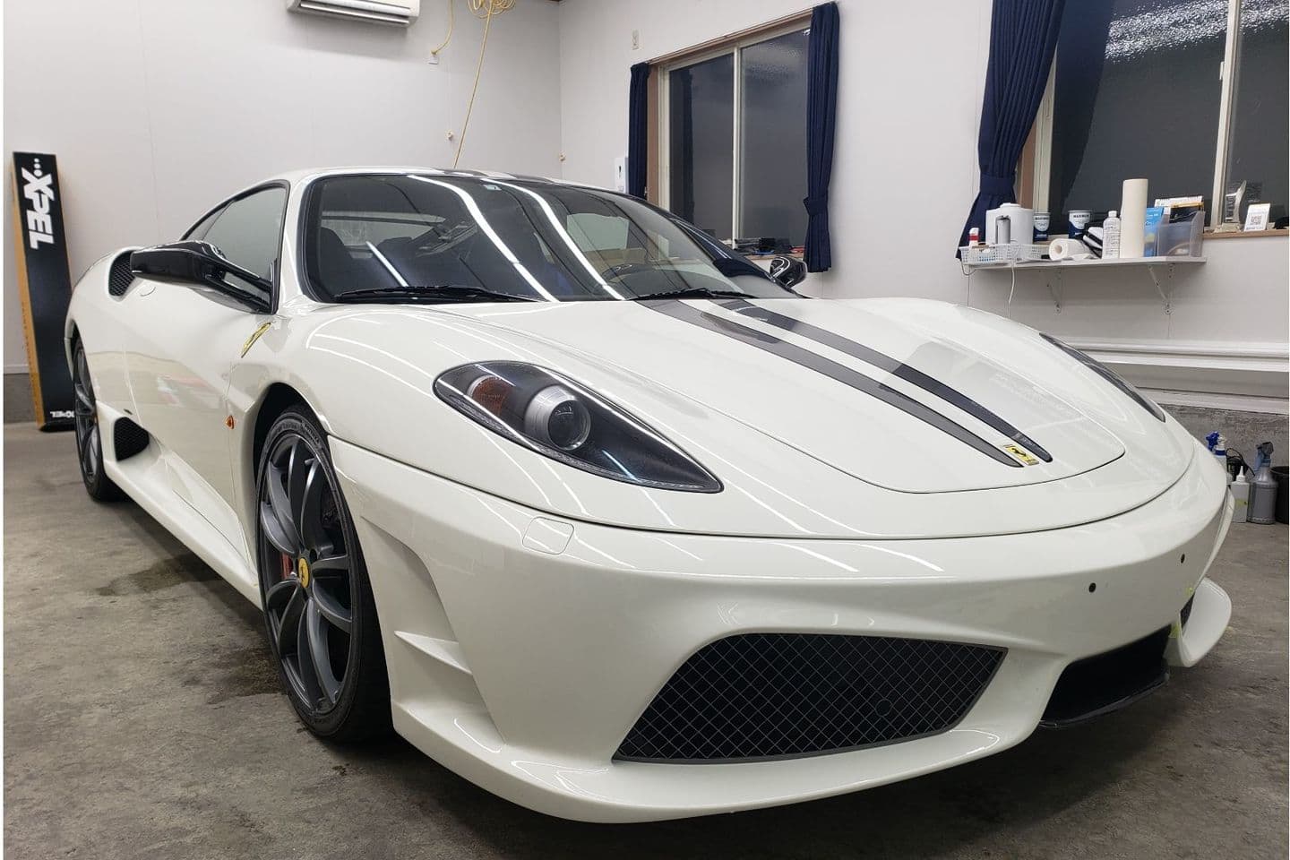 F430にプロテクションフィルム